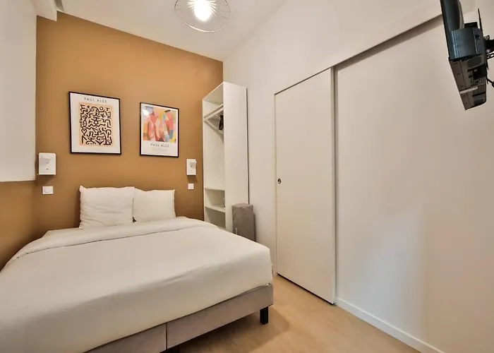 0#appart 4pers#1 Bedroom#paris 15#commerce#ac