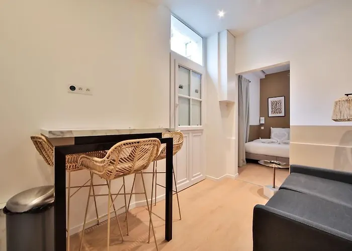 0#appart 4pers#1 Bedroom#paris 15#commerce#ac Apartment *